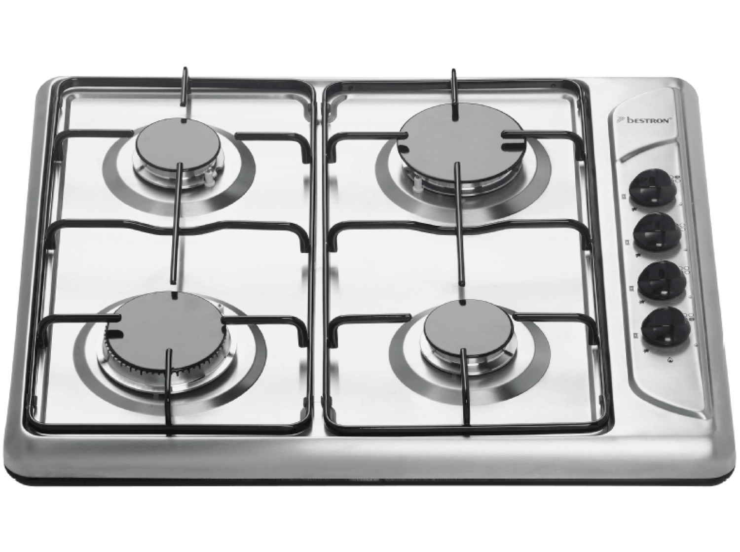 Rent a Gas cooktop Bestron (silver)? Rent at KeyPro furniture rental!