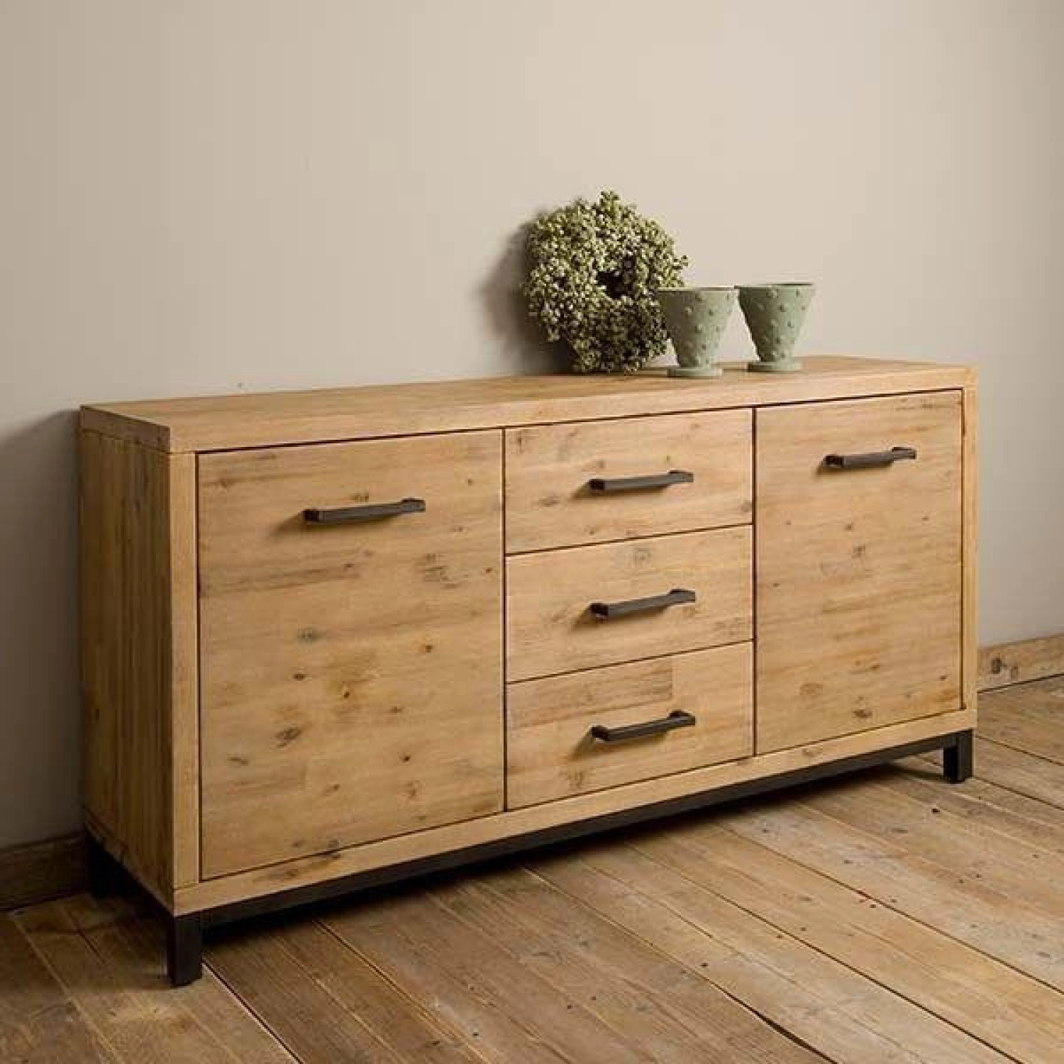 Sideboard Trego (natur) mieten? Mieten Sie bei KeyPro Möbelverleih!