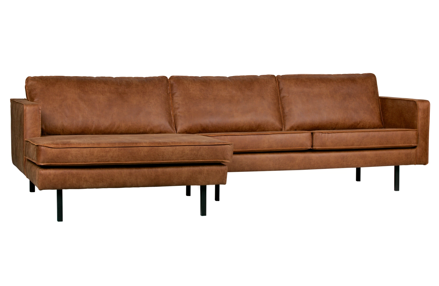Rent a Sofa chaise longue Rodeo left (cognac)? Rent at KeyPro furniture rental!