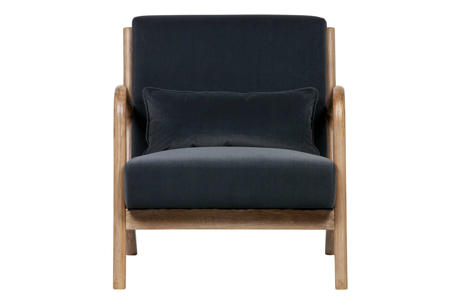 Fauteuil Mark fluweel (antraciet) huren? Huur bij KeyPro meubelhuur!