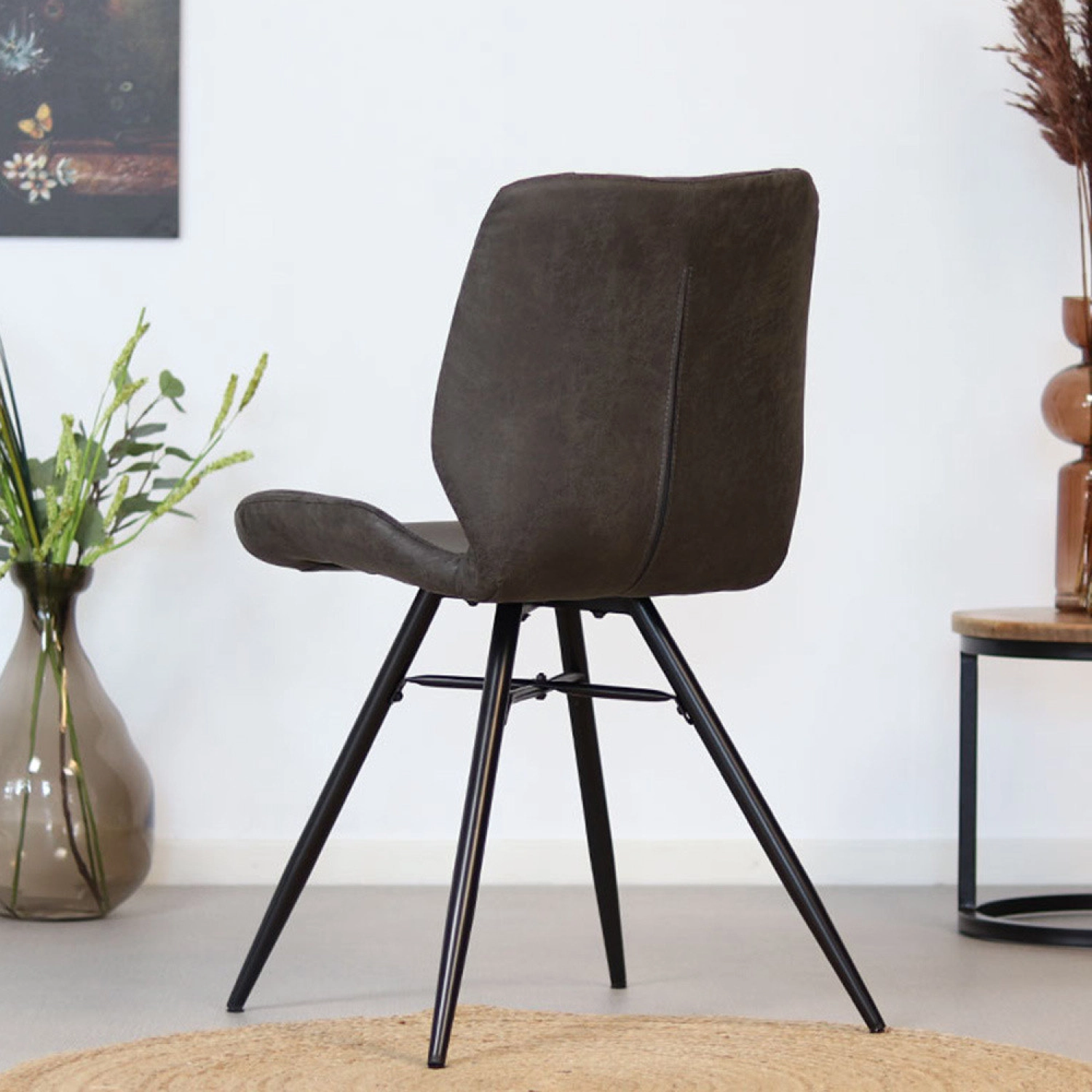 Rent a Dining chair Barrel (anthracite)? Rent at KeyPro furniture rental!