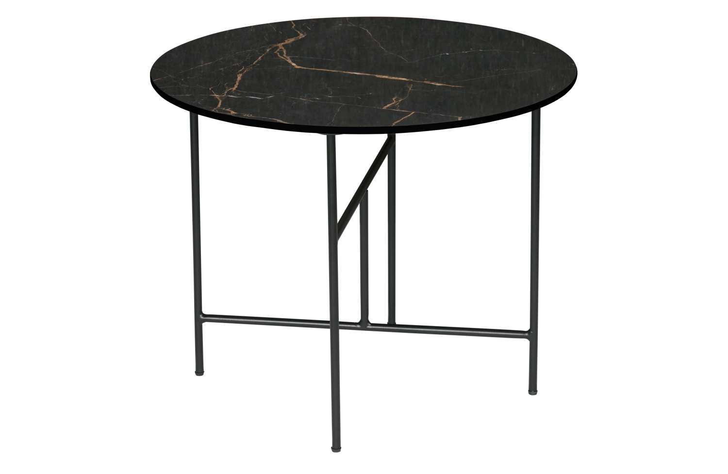 Rent a Side table Vida marble 48XØ60 (black)? Rent at KeyPro furniture rental!