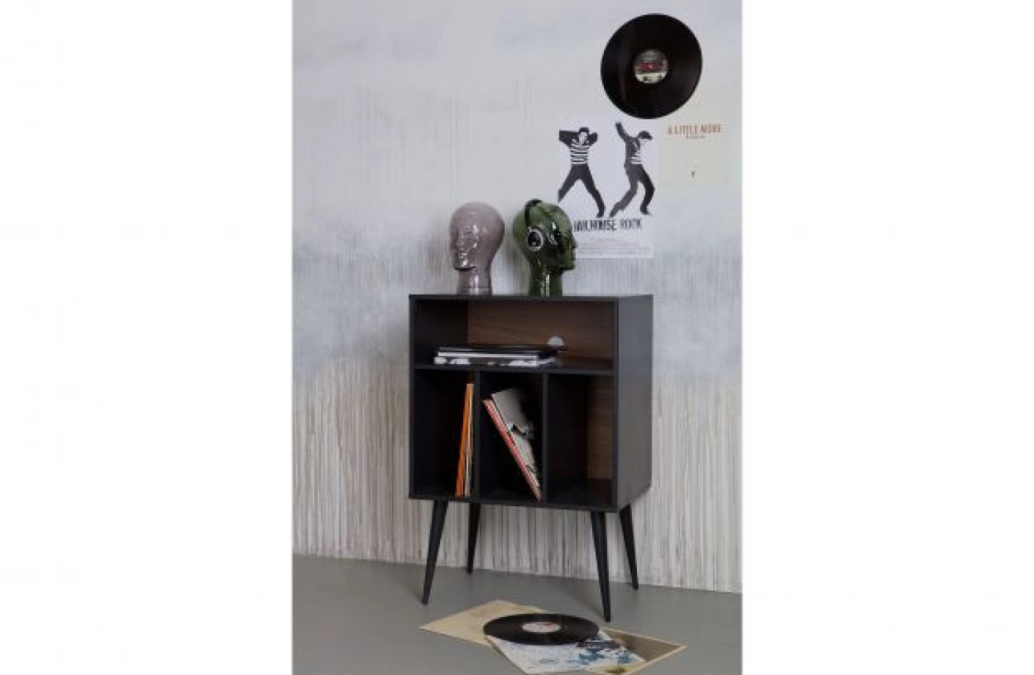 Rent a Cupboard James (black/walnut)? Rent at KeyPro furniture rental!