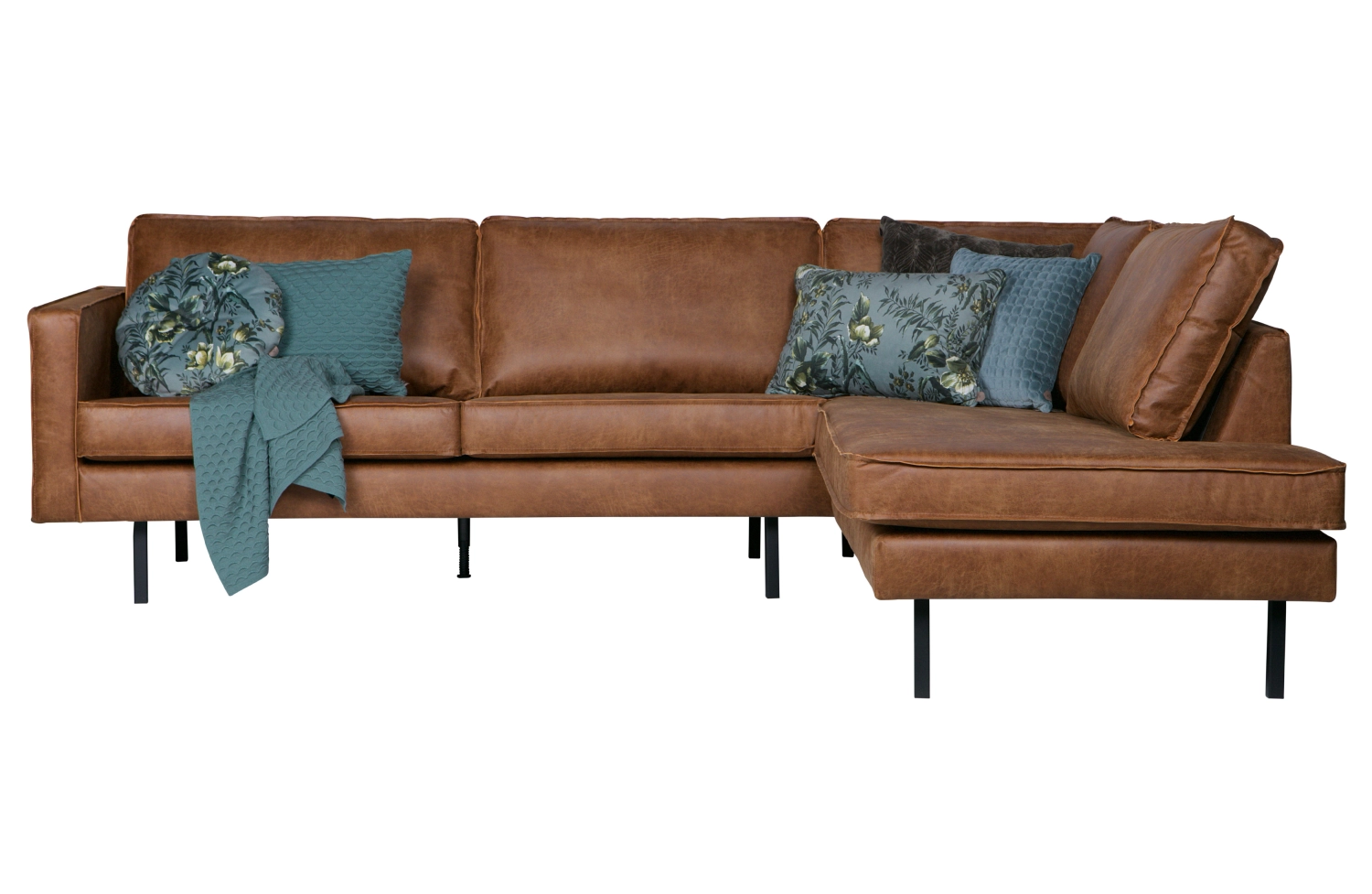 Rent a Cornersofa Rodeo right  (cognac)? Rent at KeyPro furniture rental!