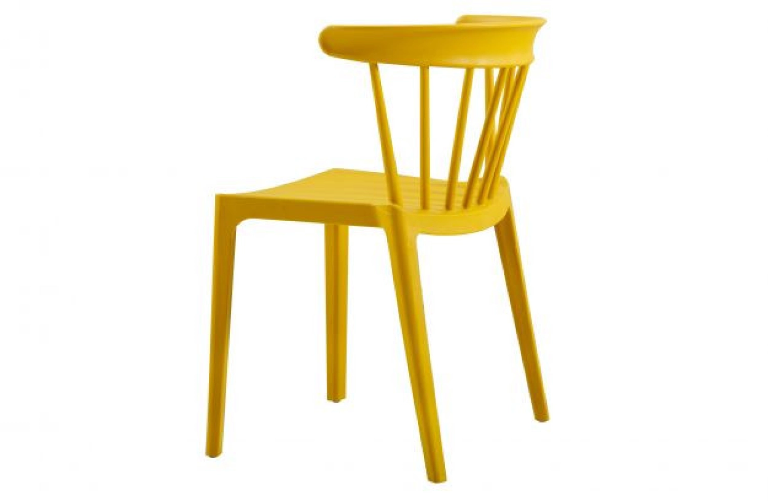Spijlenstoel Bliss kunststof  (geel) huren? Huur bij KeyPro meubelhuur!