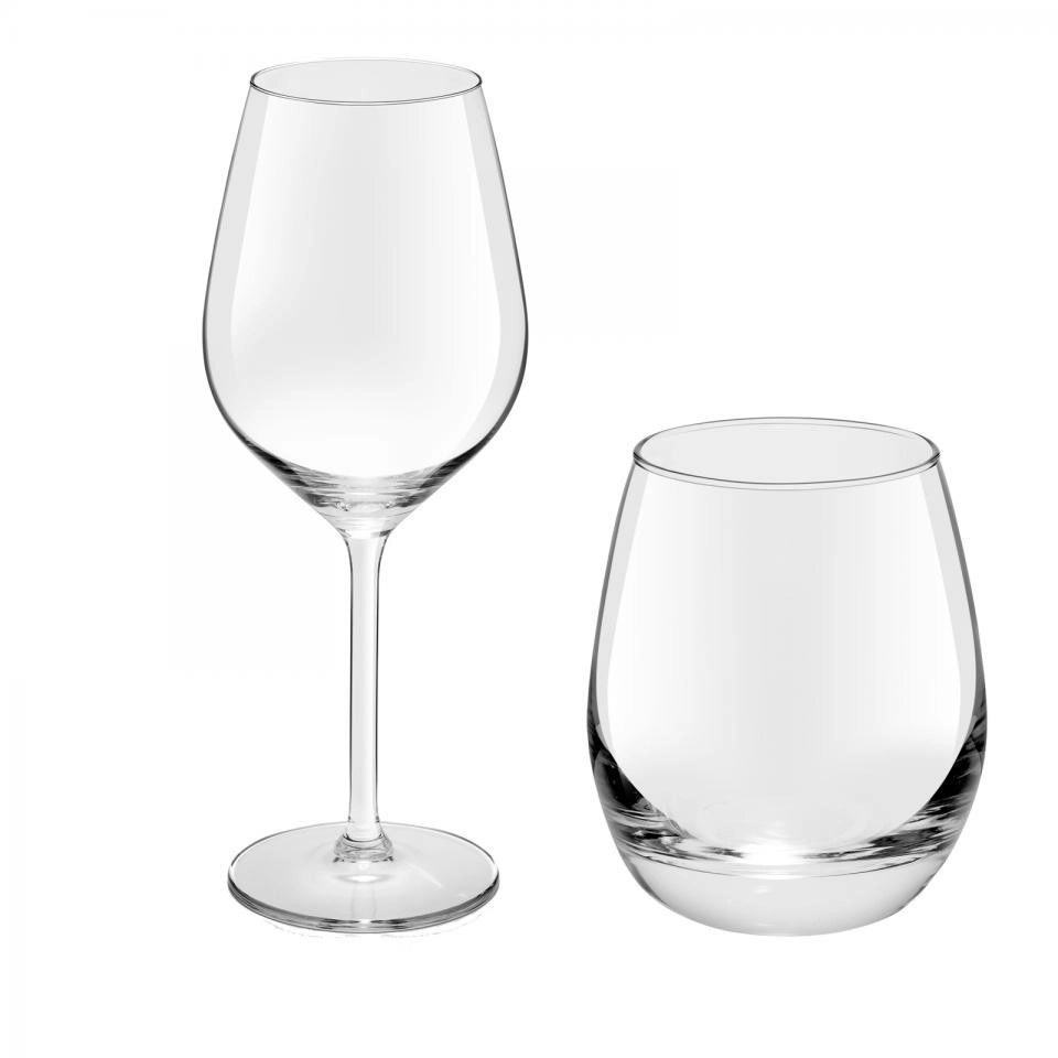 Glas-Set (6 Personen) mieten? Mieten Sie bei KeyPro Möbelverleih!