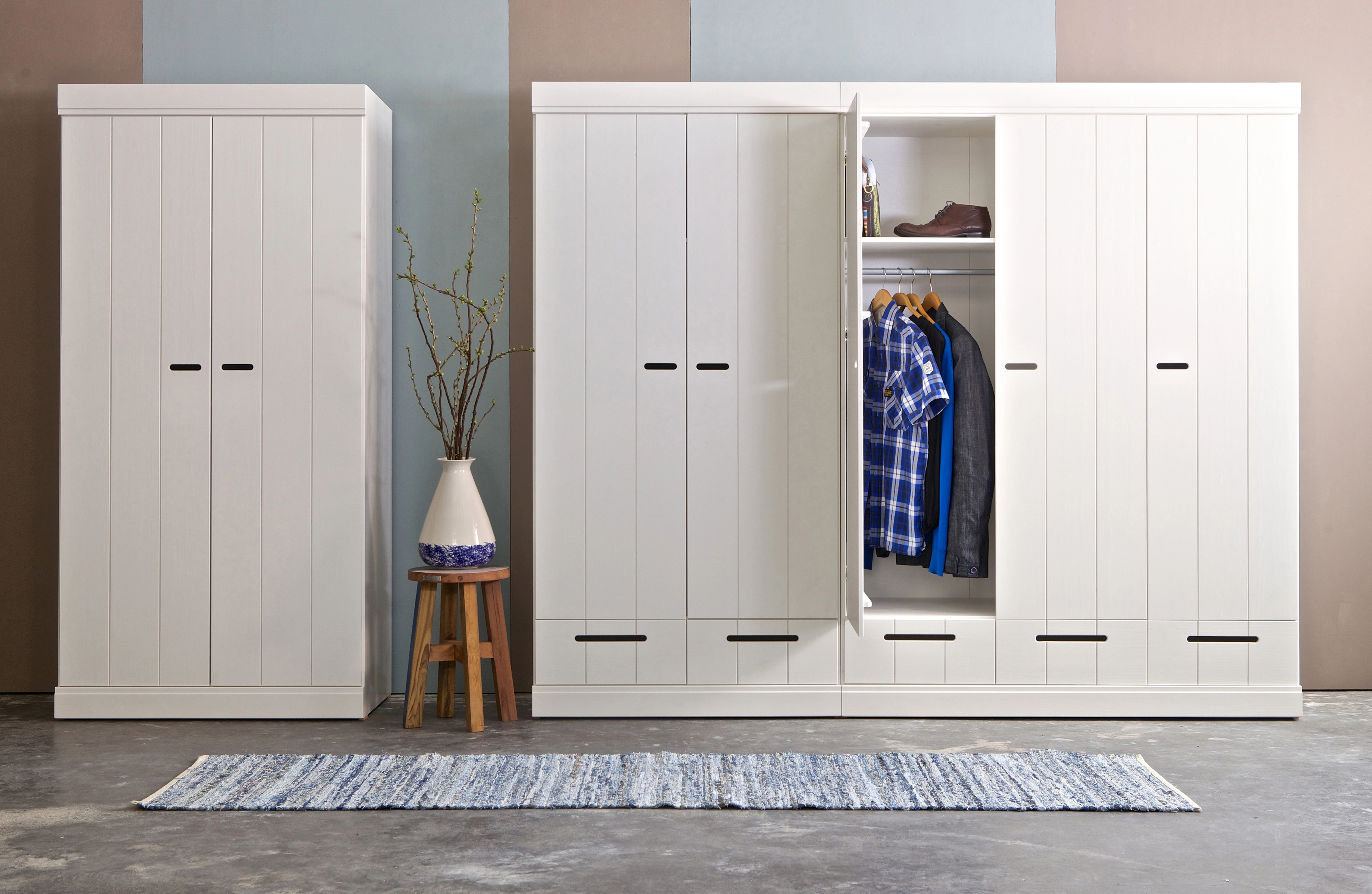 Rent a Closet Connect 2drs+drawer (white)? Rent at KeyPro furniture rental!