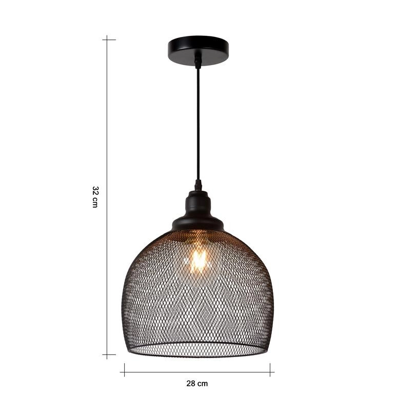 Rent a Pendant lamp Mesh Ø 28 cm (black)? Rent at KeyPro furniture rental!