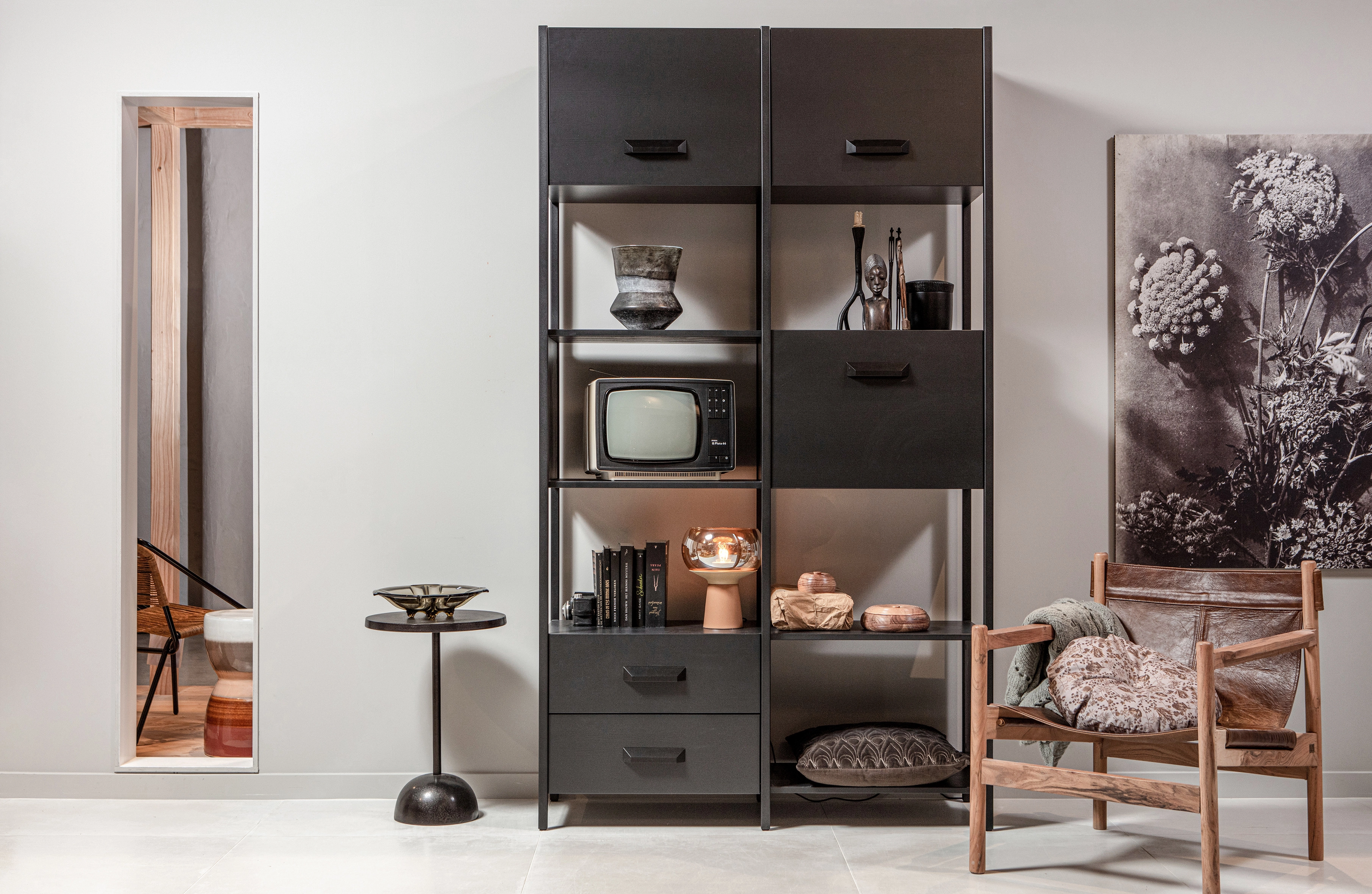 Fauteuil Chill echt leer (bruin) huren? Huur bij KeyPro meubelhuur!