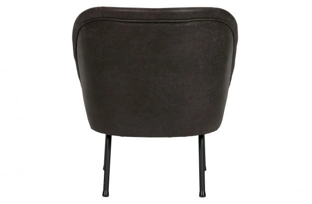 Fauteuil Vogue leer (zwart) huren? Huur bij KeyPro meubelhuur!