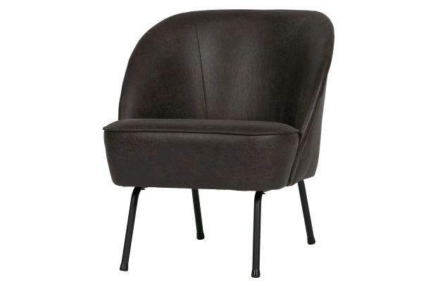 Fauteuil Vogue leer (zwart) huren? Huur bij KeyPro meubelhuur!