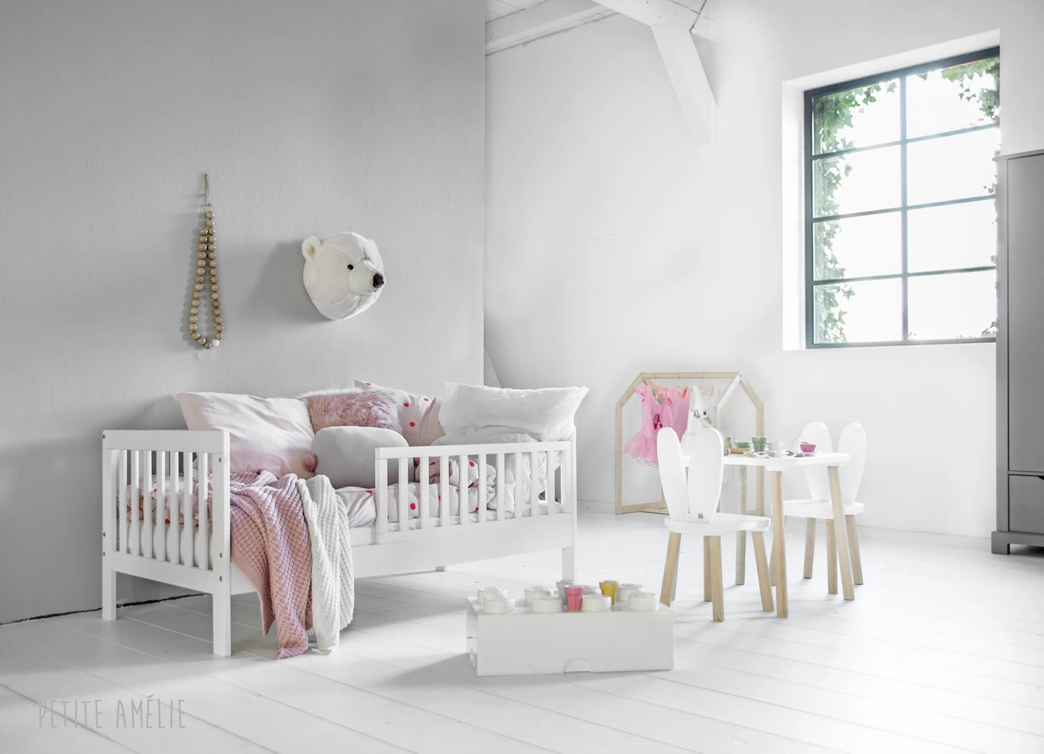 Rent a Toddler bed Plume (white)? Rent at KeyPro furniture rental!