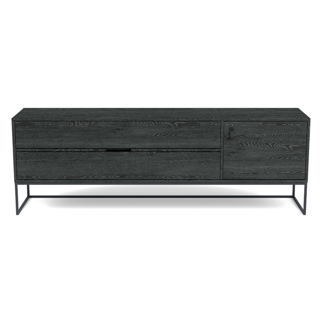 Rent a TV sideboard Silas (Black)? Rent at KeyPro furniture rental!