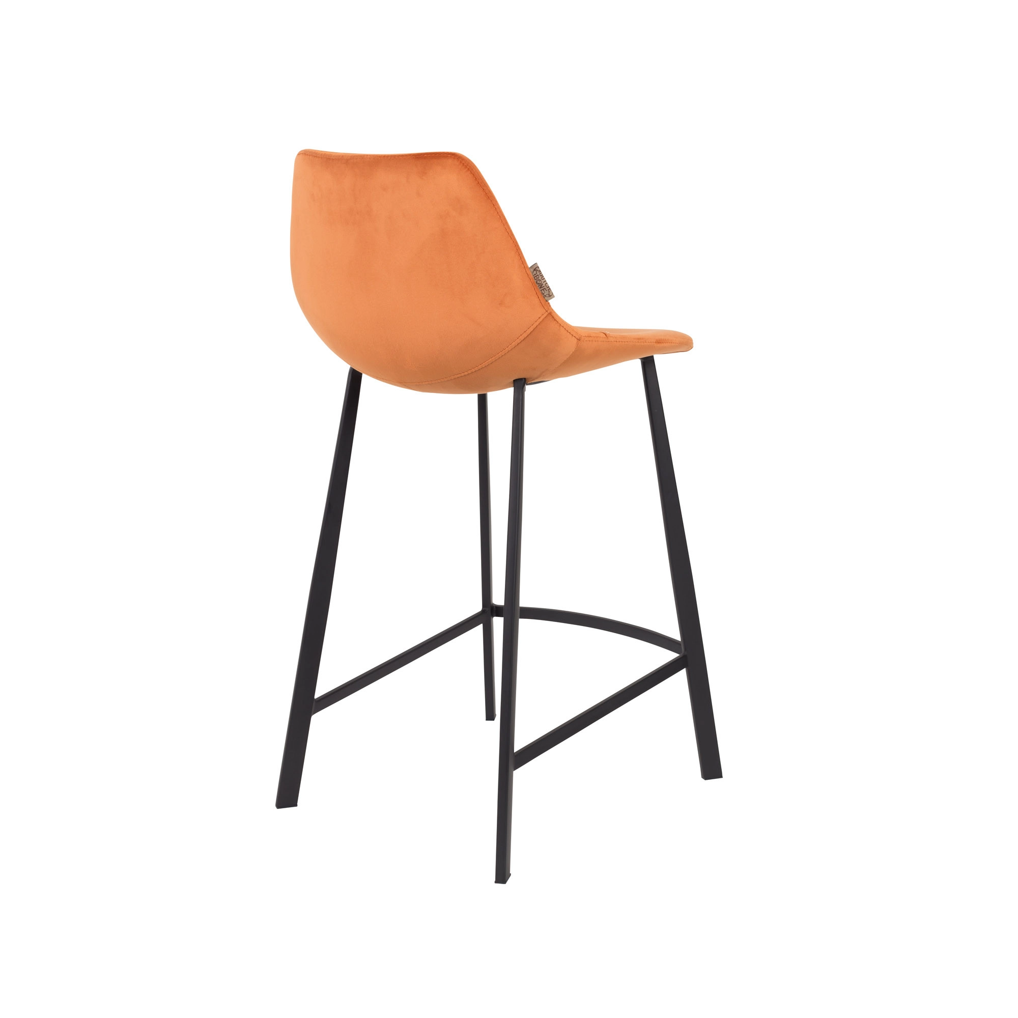 Rent a Barstool Franky velvet (orange)? Rent at KeyPro furniture rental!