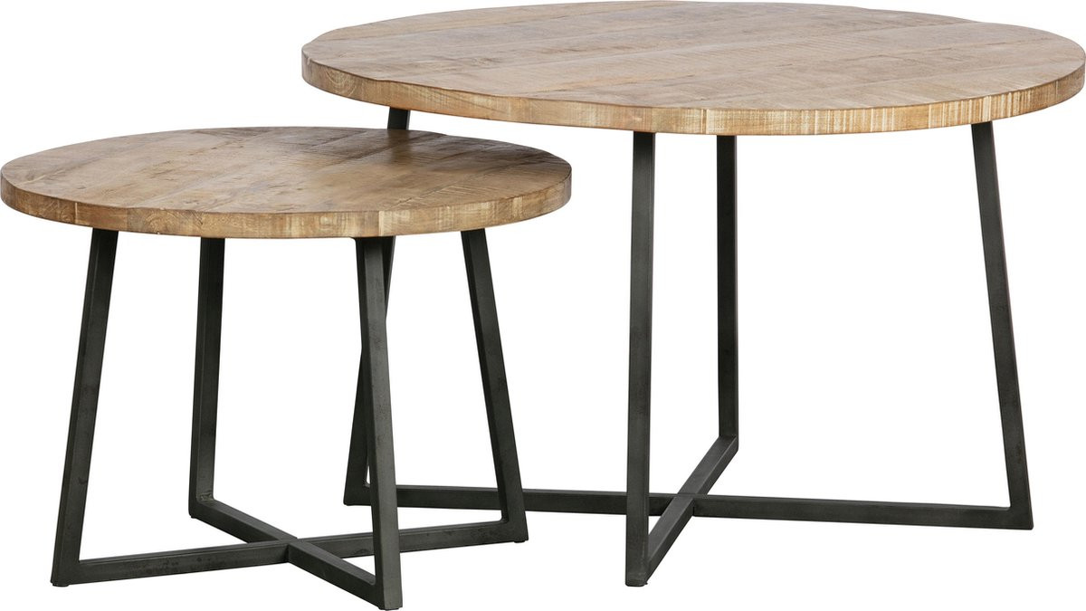 Rent a Side Table Disc Set v2 (Wood)? Rent at KeyPro furniture rental!