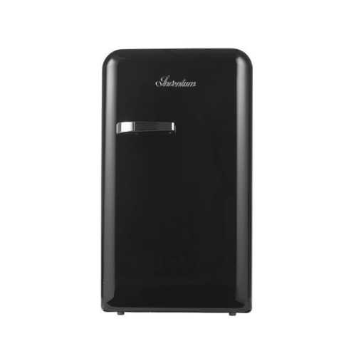 Rent a Refrigerator Retro (black)? Rent at KeyPro furniture rental!