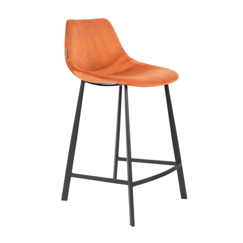 Barhocker Franky Samt (orange) mieten? Mieten Sie bei KeyPro Möbelverleih!