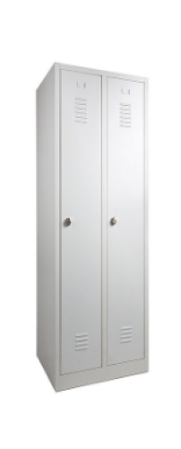 Lockerkast 2 drs HL (wit) huren? Huur bij KeyPro meubelhuur!