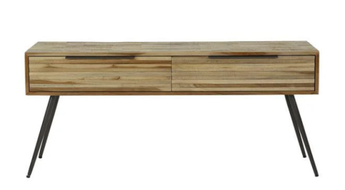 Rent a TV sideboard Teca strip (natural)? Rent at KeyPro furniture rental!