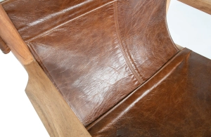Fauteuil Chill echt leer (bruin) huren? Huur bij KeyPro meubelhuur!