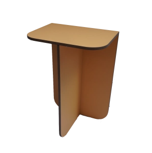 Rent a Bedside table Occony Circular (ocher)? Rent at KeyPro furniture rental!