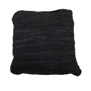 Rent a Cushion recycled leather (black)? Rent at KeyPro furniture rental!