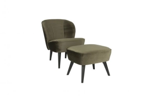 Rent a Hocker on legs (warm green)? Rent at KeyPro furniture rental!