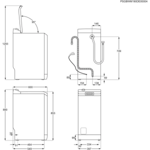 Waschmaschine Toplader 6 kg (Weiß) mieten? Mieten Sie bei KeyPro Möbelverleih!