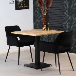 Eettafel Eiken 80x80 huren? Huur bij KeyPro meubelhuur!