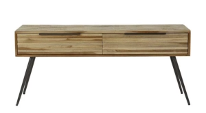 TV Dressoir Teca strip (naturel) huren? Huur bij KeyPro meubelhuur!